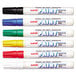 A group of Uni-Paint medium point markers in four different colors.