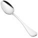 A Chef & Sommelier stainless steel dinner spoon with a silver handle.