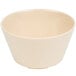 A white Thunder Group Nustone melamine bouillon bowl.