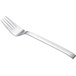 An Arcoroc stainless steel salad fork with a silver handle.