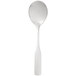 Core Bellwood 6 1/8 inch 18/0 Stainless Steel Medium Weight Bouillon Spoon - 12/Case