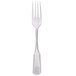 Core Atglen 7 5/8 inch 18/0 Stainless Steel Heavy Weight Dinner Fork - 12/Case