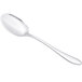 A Chef & Sommelier stainless steel sauce spoon with a silver handle.