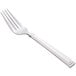 A Libbey stainless steel utility/dessert fork with a silver handle.