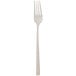 An Arcoroc stainless steel dinner fork with a silver handle.