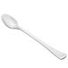 A Libbey stainless steel iced tea spoon with a silver handle.