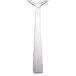 A Libbey stainless steel bouillon spoon with a silver handle.