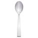 A Libbey stainless steel teaspoon with a silver handle.