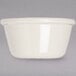 A white Carlisle ramekin.