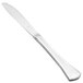 A Libbey stainless steel steak knife with a silver handle.