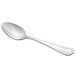 A Libbey stainless steel teaspoon with a silver handle.