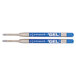 Two Parker blue gel pen refills.