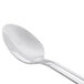 A Libbey stainless steel iced tea spoon with a silver handle.