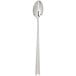 A silver Chef & Sommelier stainless steel iced tea spoon with a long handle.