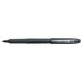 Uni-Ball 60704 Grip Black Ink with Black Barrel 0.5mm Roller Ball Stick Pen - 12/Pack
