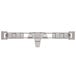 A white plastic MetroMax i shelf ledge for Metro shelving.