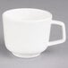 A Villeroy & Boch white porcelain cup with a handle.