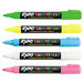 Expo 14075 Bright Sticks Assorted Fluorescent Colors Bullet Tip Wet Erase Marker - 5/Set