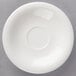 A white Villeroy & Boch porcelain saucer with a circular rim.