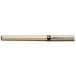 A Uni-Ball Deluxe champagne barrel pen with a black tip and cap.