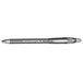 A close-up of a Paper Mate FlexGrip Elite pen with a black and silver logo.