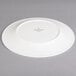 A white Villeroy & Boch porcelain plate with a small white rim.