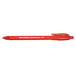 A red Paper Mate ComfortMate Ultra ballpoint pen with white text on it.