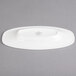 A white porcelain oval platter with Villeroy & Boch branding.