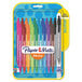 A pack of 20 Paper Mate InkJoy ballpoint pens with assorted ink and barrel colors.