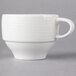A Villeroy & Boch white porcelain cup with a handle.