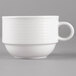 A Villeroy & Boch white porcelain cup with a handle.