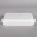 A white rectangular Villeroy & Boch porcelain baking dish.