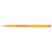 A yellow Paper Mate Sharpwriter mechanical pencil with a pink tip.