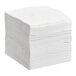 A stack of white Choice beverage napkins.