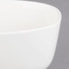 A white Villeroy & Boch porcelain oval bowl with a small rim.