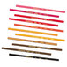 A row of Prismacolor Premier colored pencils with different colors.