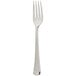 An Arcoroc stainless steel salad/dessert fork with a silver handle.