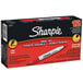 A box of red and black Sharpie Twin-Tip Permanent Markers.