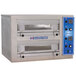 Bakers Pride EP-2-2828 Double Deck Countertop Electric Pizza Deck Oven - 208V, 3 Phase