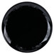 A black WNA Comet plastic plate with a black decorative design.