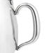 A Vollrath stainless steel coffee pot with a handle.
