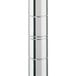 A stainless steel Metro Super Erecta upper front post.