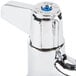 a close up of a faucet