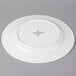 A white Villeroy & Boch porcelain plate with a white rim.
