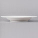 A white Villeroy & Boch porcelain rim soup bowl.