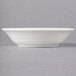 A close up of a Villeroy & Boch white porcelain bowl.