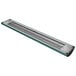A long rectangular Hatco infrared food warmer with a green frame.
