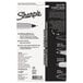 A black and white box of Sharpie black markers with white text.