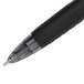 A close-up of a Uni-Ball Signo 207 black gel pen.