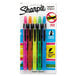 A package of Sharpie neon highlighters in assorted colors.